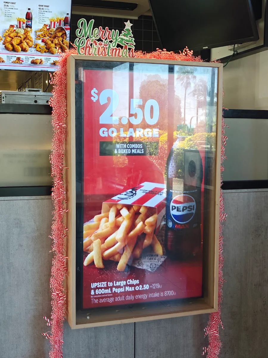 Menu, KFC Ballina