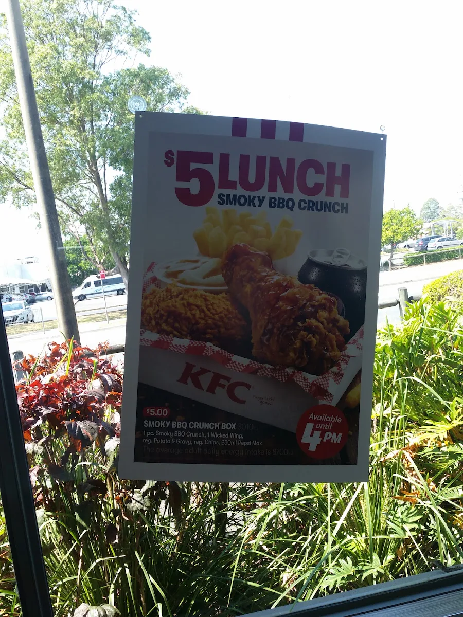 Menu, KFC Ballina