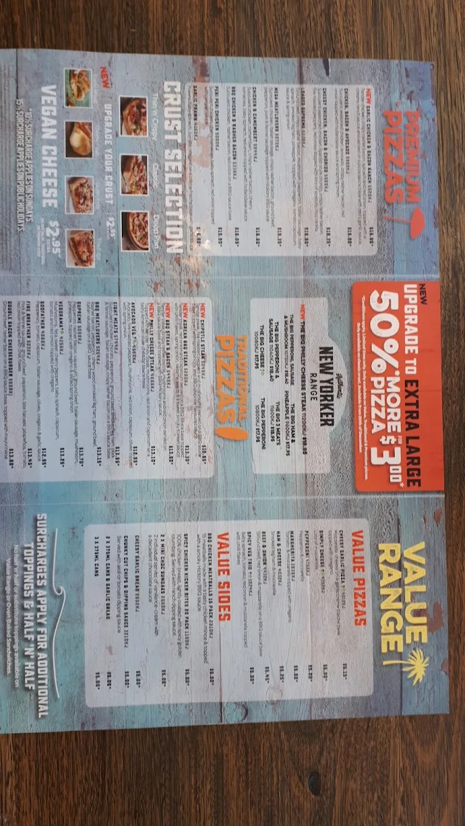 Menu, Domino's Pizza Brooklyn Park