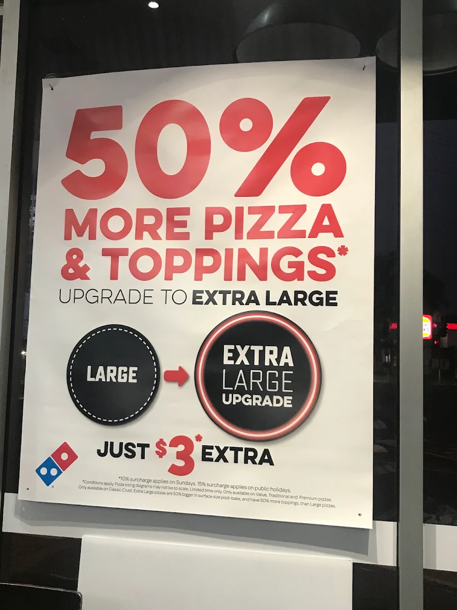 Menu, Domino's Pizza Brooklyn Park