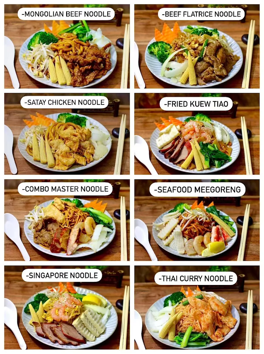 Menu, Master Noodle
