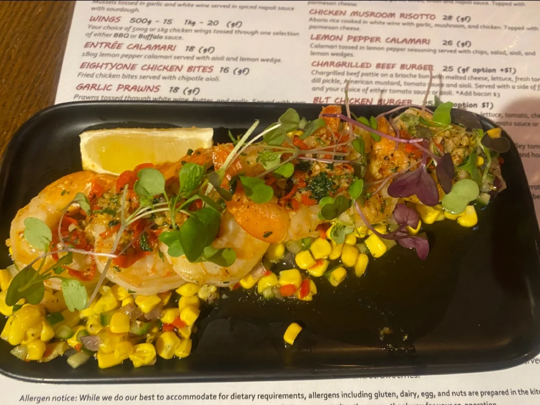 Menu, 81 Bar & Grill