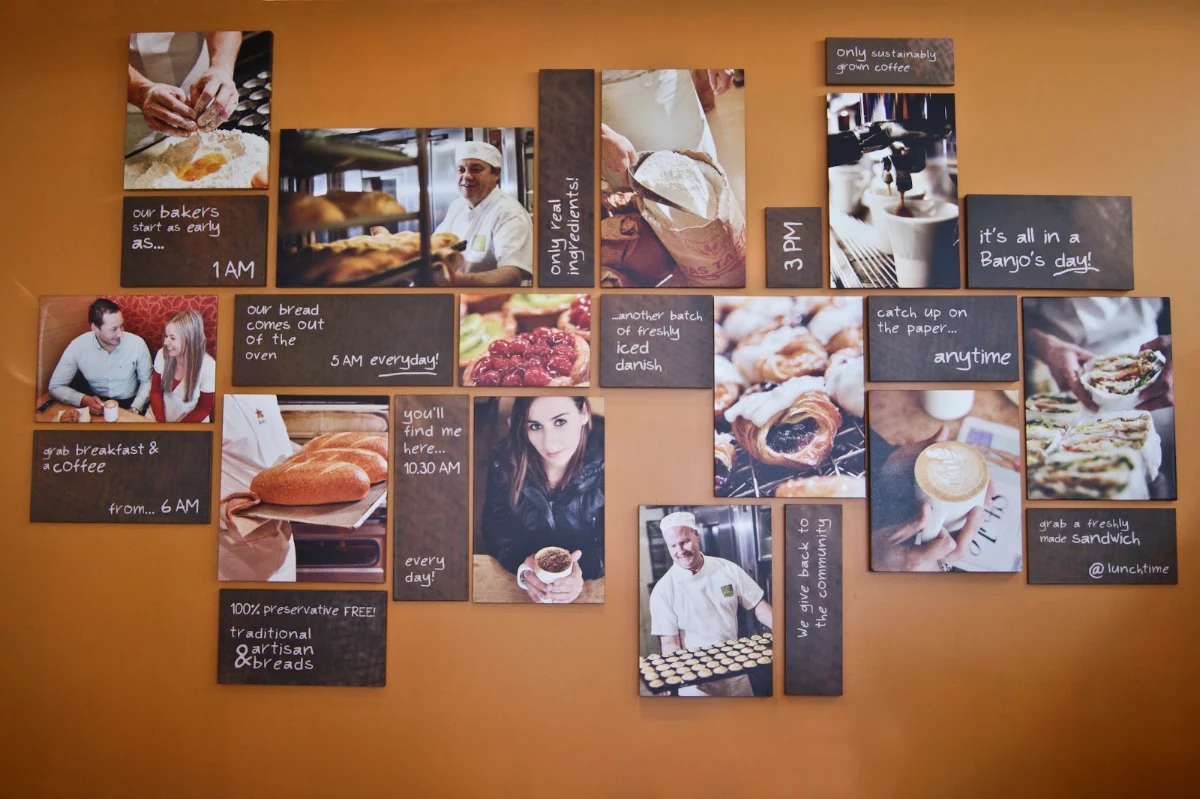 Menu, Banjo’s Bakery Café – Lindisfarne