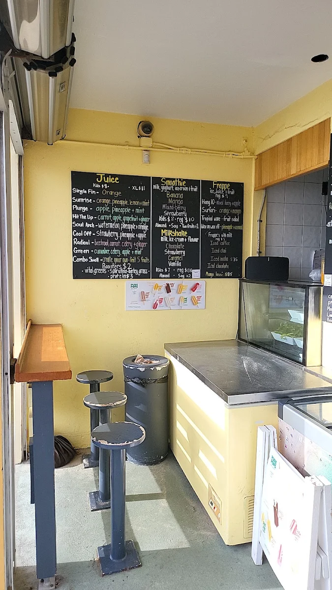 Menu, Barefoot on the Beach Cafe