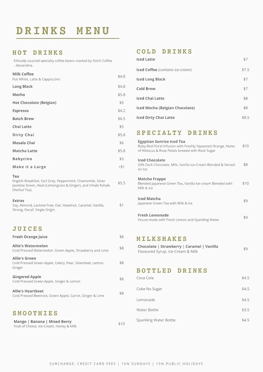 Menu, Abattoir Blues