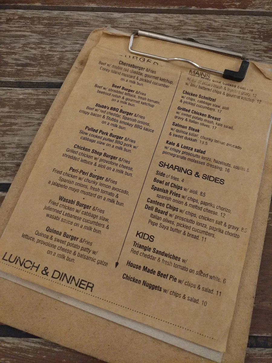 Menu, Abattoir Blues