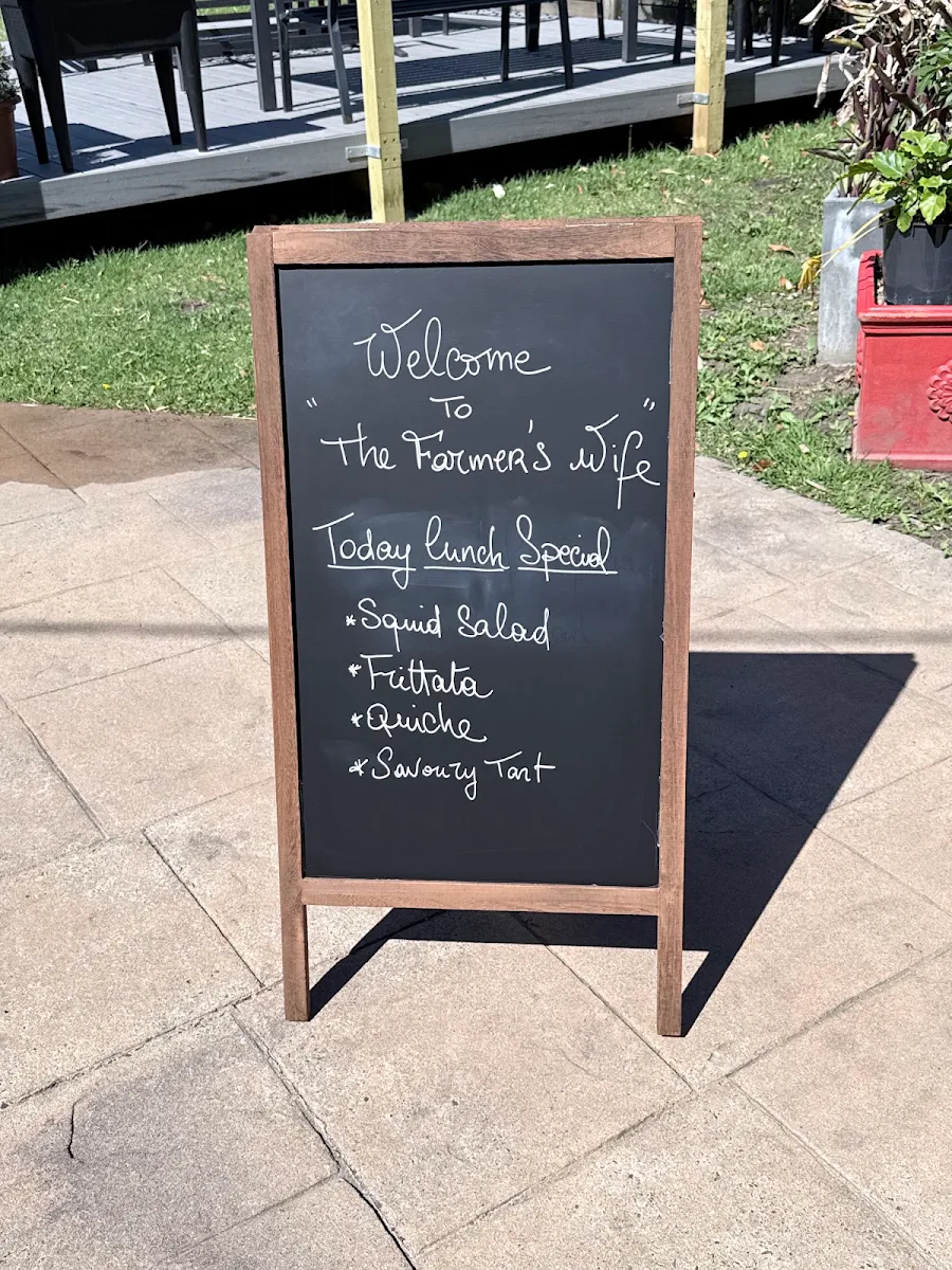 Menu, The Farmers Wife