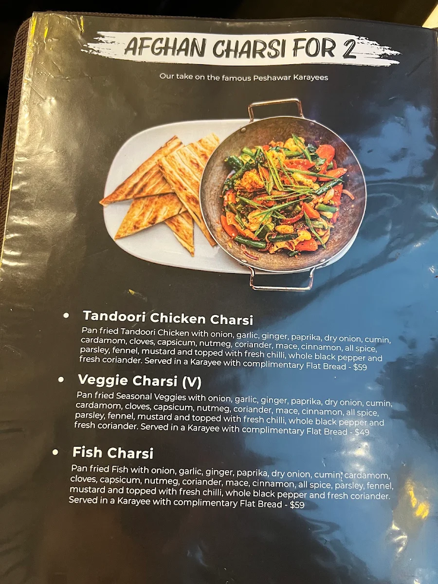 Menu, Zac’s Great Food Restaurant & Cafe Bella Vista