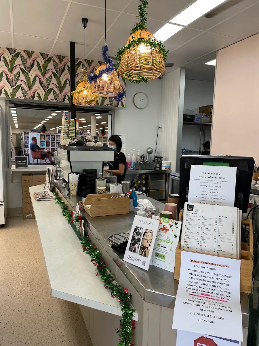 Menu, The Espresso Bar