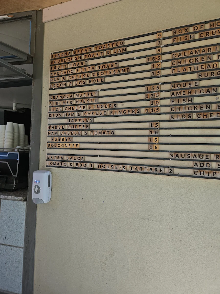 Menu, Little Island Hungry Sea