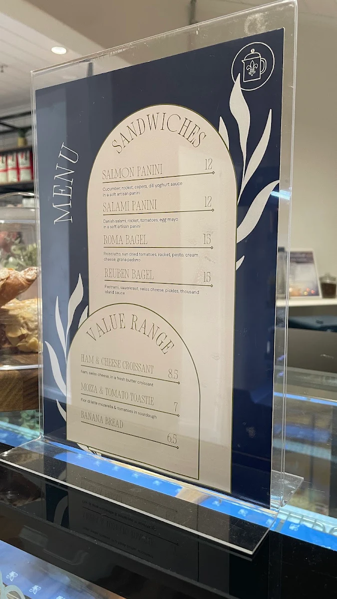 Menu, The French Press Espresso Bar