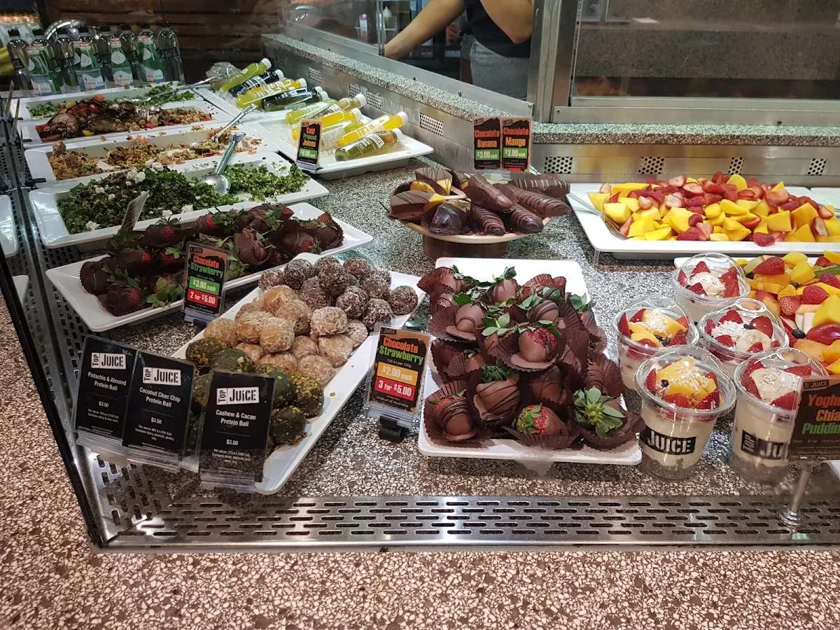 Menu, Top Juice Sydney Central Plaza (Food Court under Myer)