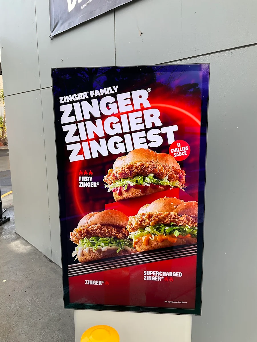 Menu, KFC Rowville