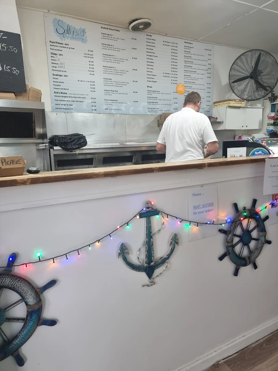 Menu, Salty's @ Swansea Bridge