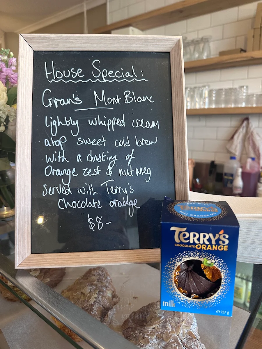Menu, Grandma's Boys Cafe