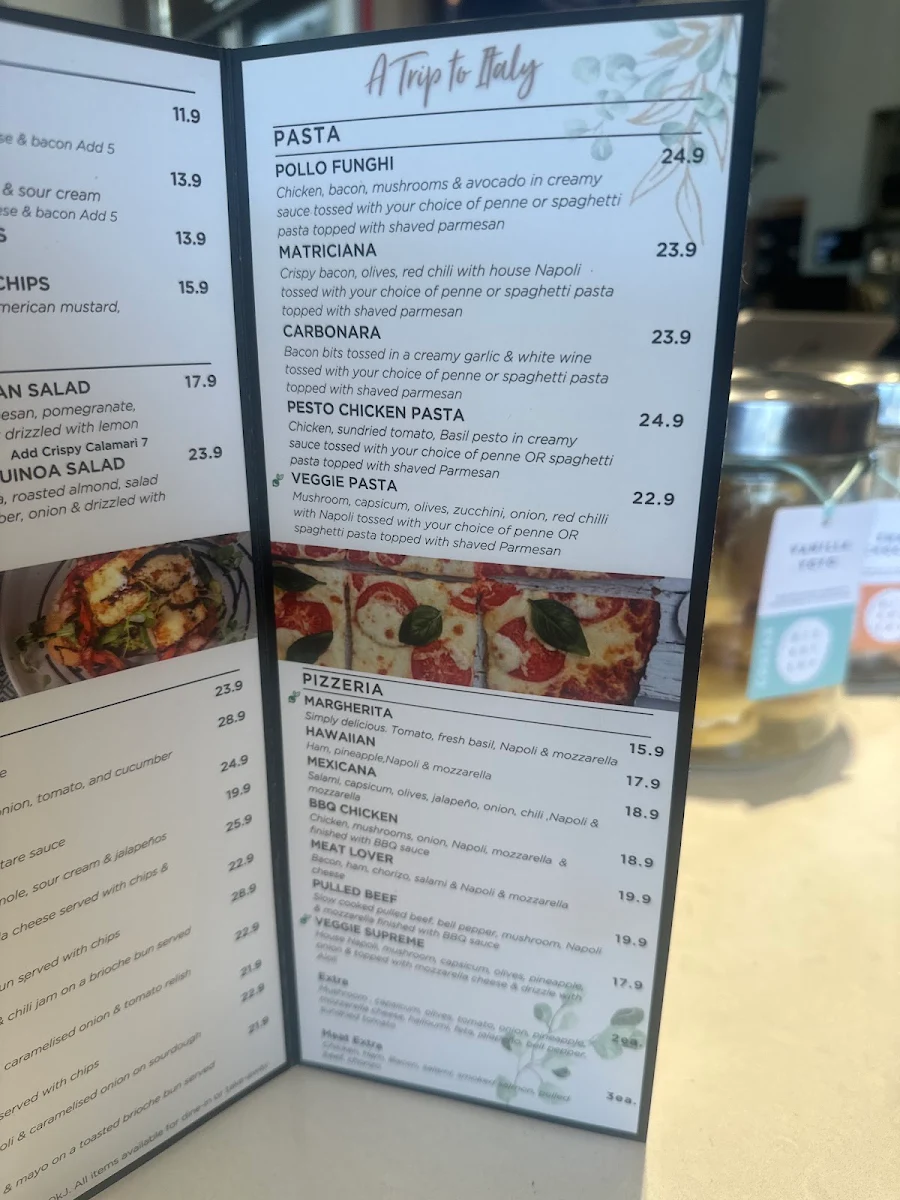 Menu, Degani