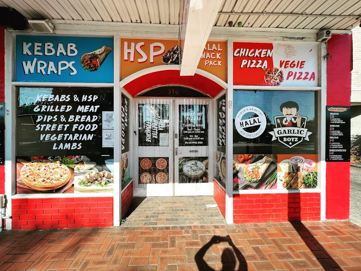 Menu, Garlicboyz Pizza & Kebab - Mount Waverley