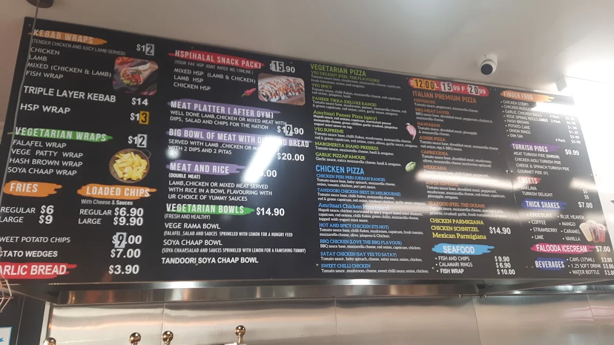 Menu, Garlicboyz Pizza & Kebab - Mount Waverley