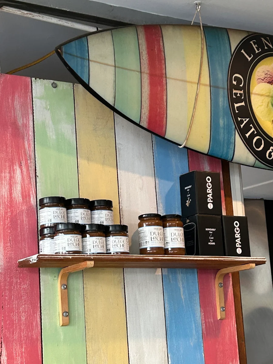 Menu, Lennox Gelato & Coffee Co