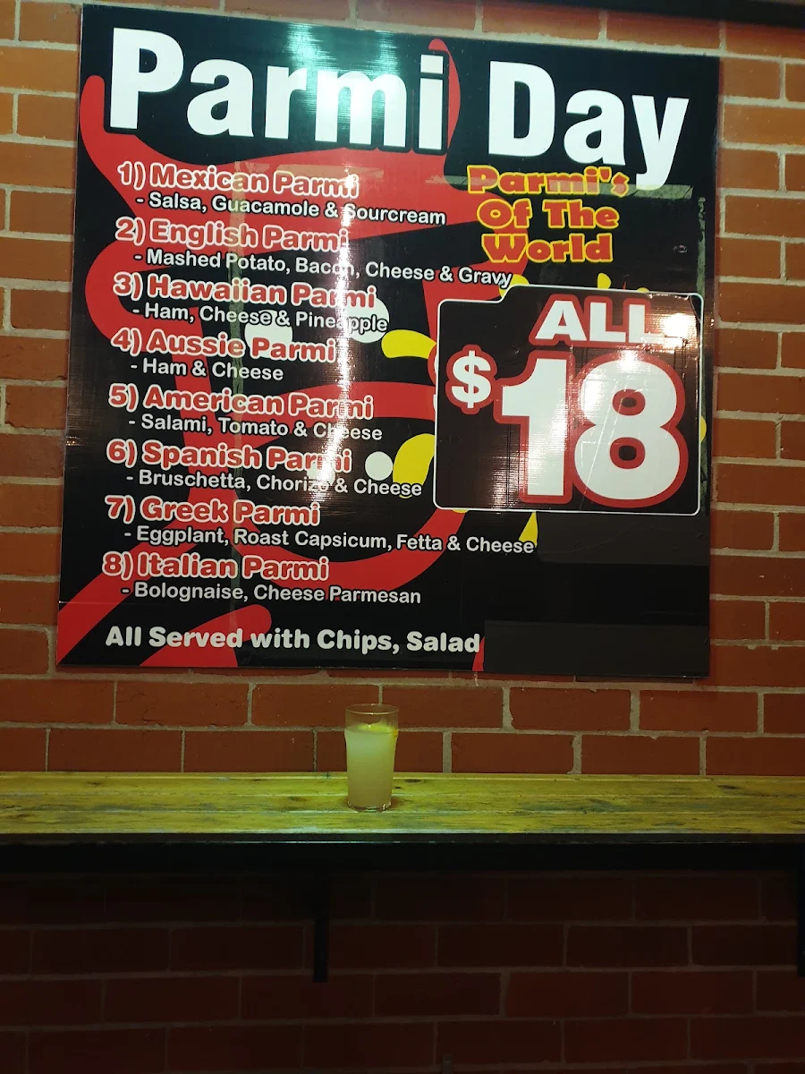 Menu, The Yardz