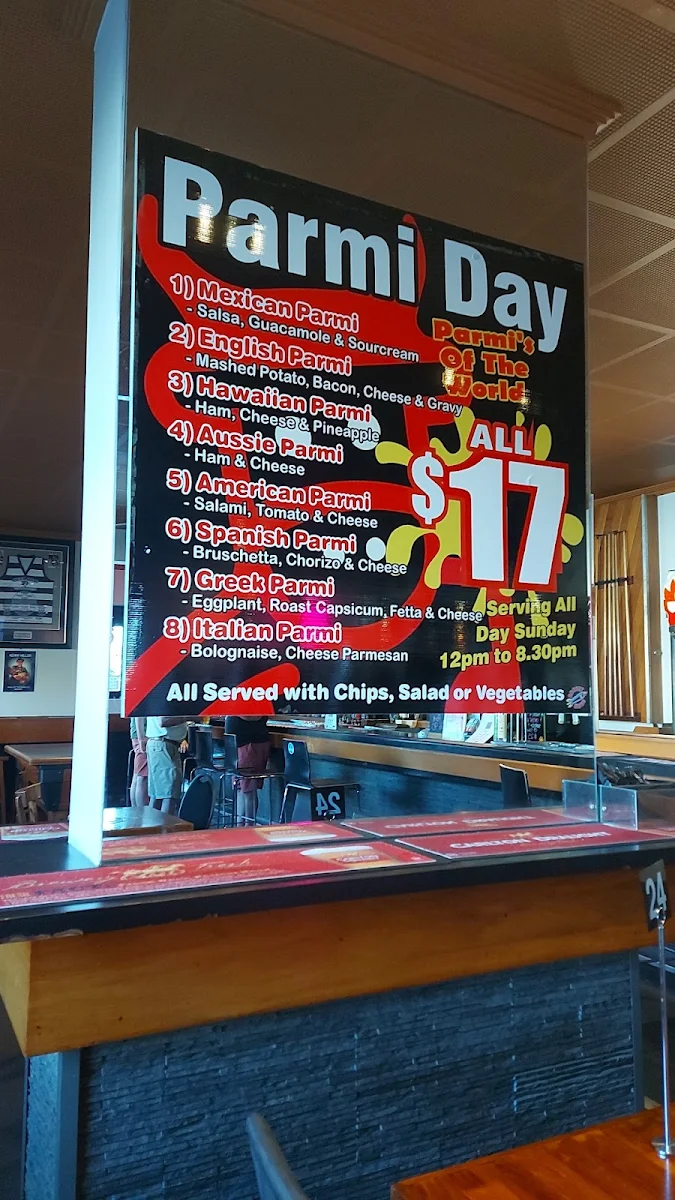 Menu, The Yardz