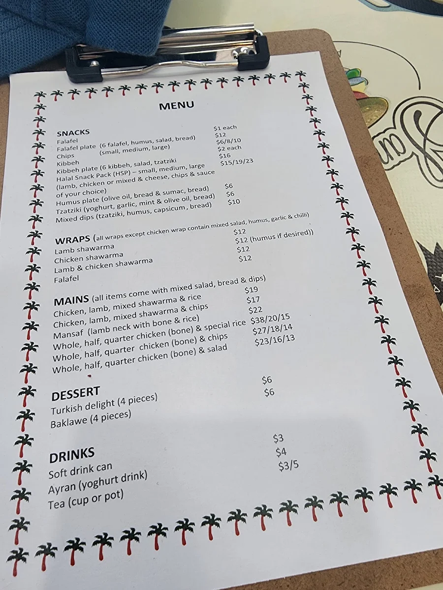 Menu photo 1