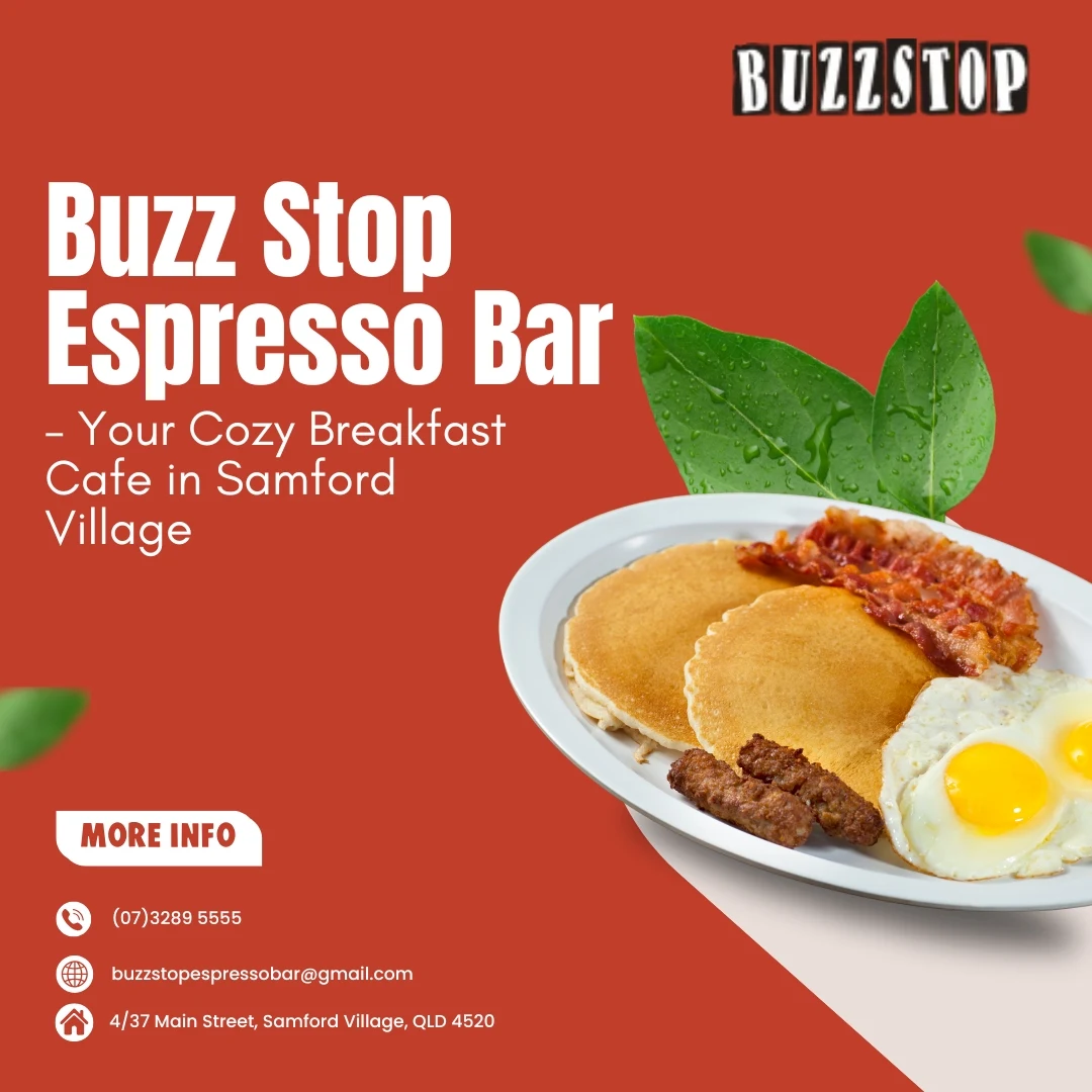 Menu, Buzz Stop Espresso Bar
