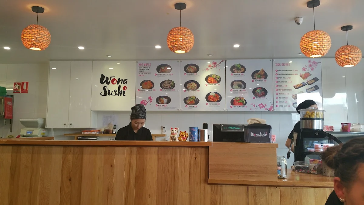 Menu, Wona Sushi