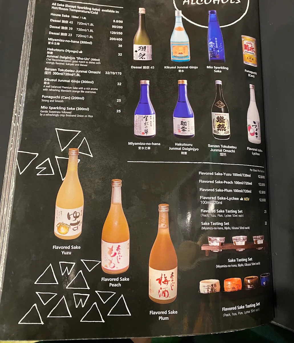 Menu, Waya Japanese