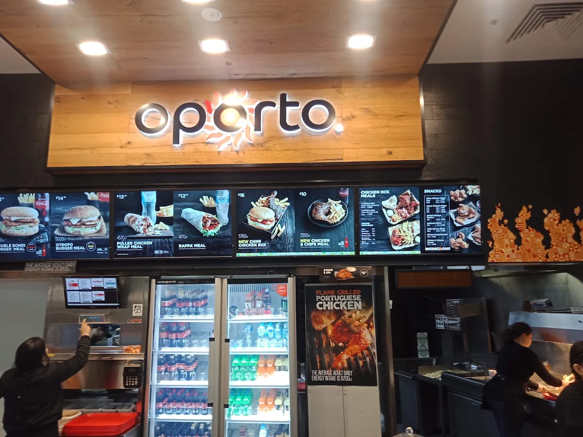 Menu, Oporto Fountain Gate