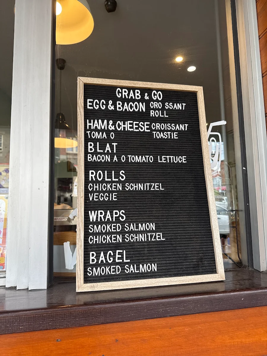 Menu, No Stress Cafe