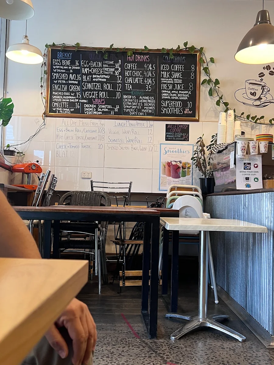 Menu, No Stress Cafe