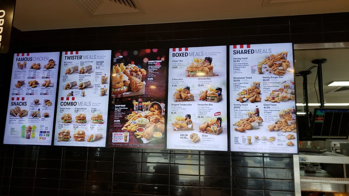 Menu, KFC Truganina