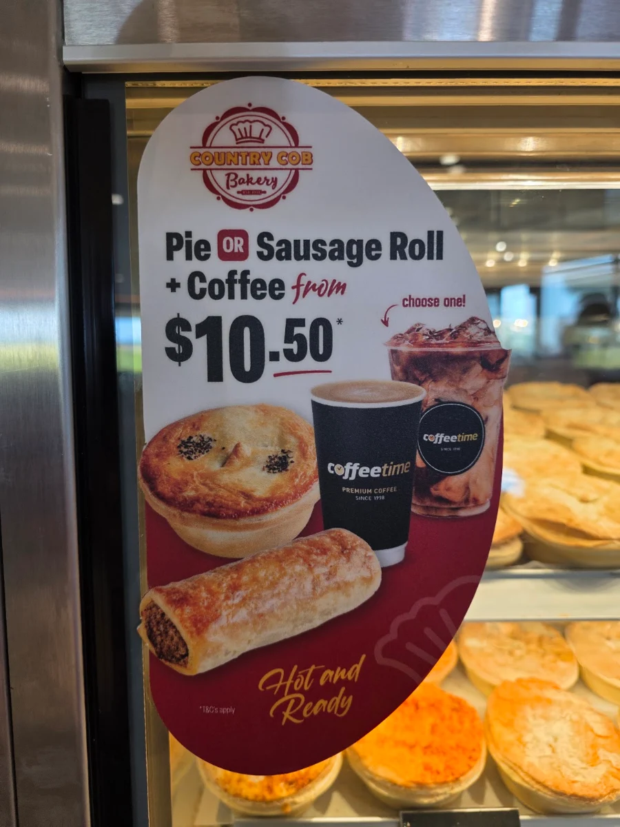 Menu, Country Cob Bakery