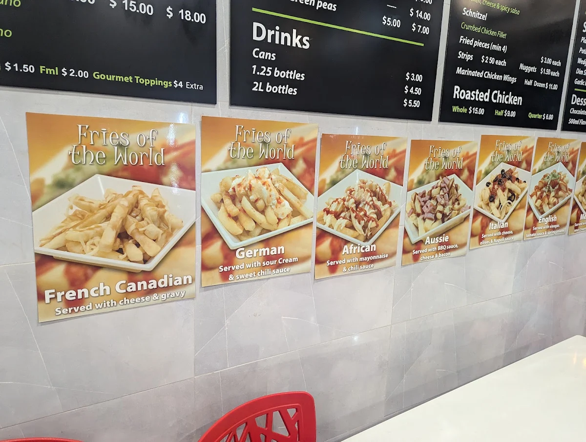 Menu, Lakeside Pizza