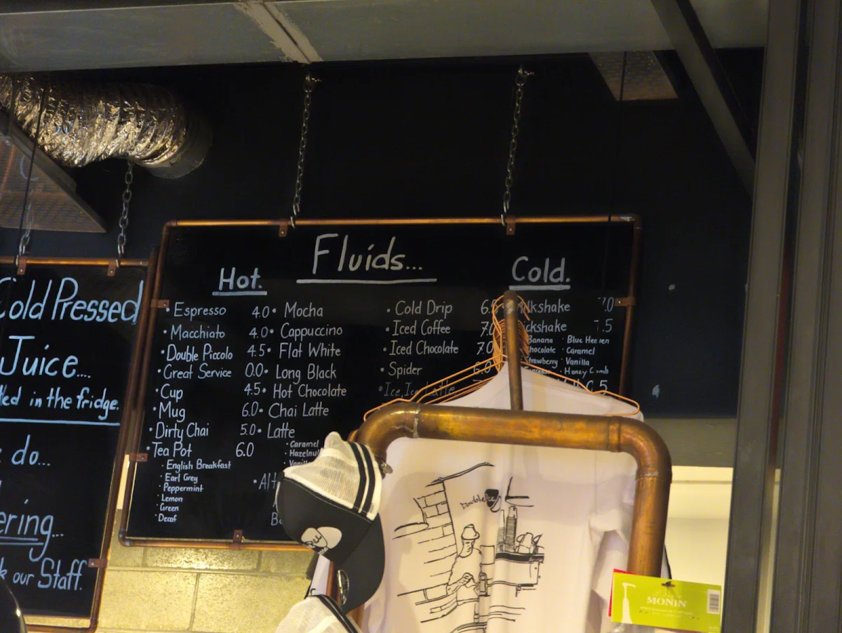 Menu, Double Picc Espresso…