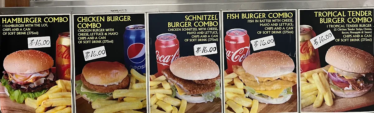Menu, Waterdale Fish & Chips