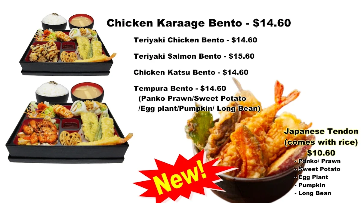 Menu, HIKARU SUSHI Warana