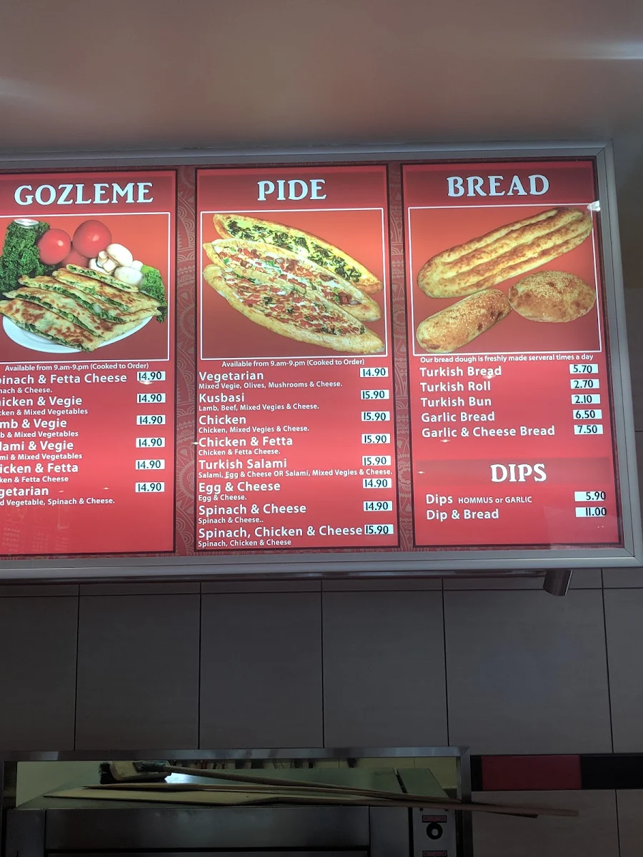 Menu, Istanbul Kebabs & Turkish Bakery (Halal Food)