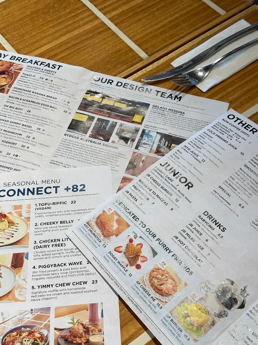 Menu, Cafe 0.6