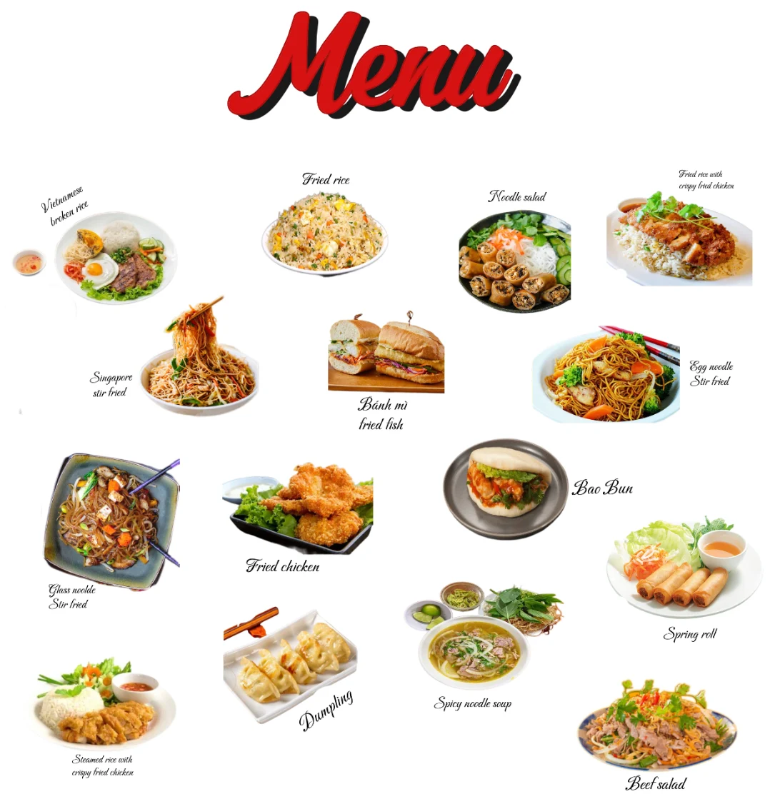 Menu, Nha Trang Delights