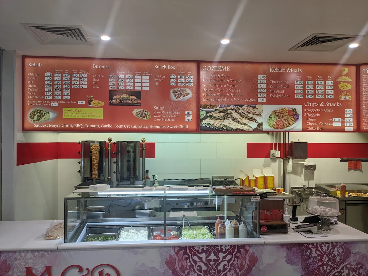 Menu, Byford Master Kebab