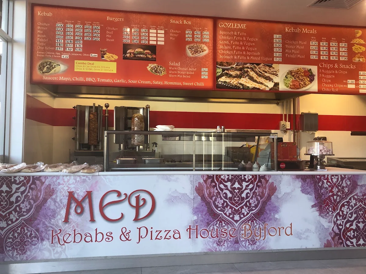 Menu, Byford Master Kebab