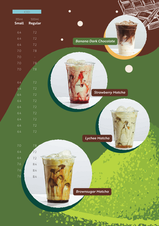 Menu, WOW Cafe and Studio