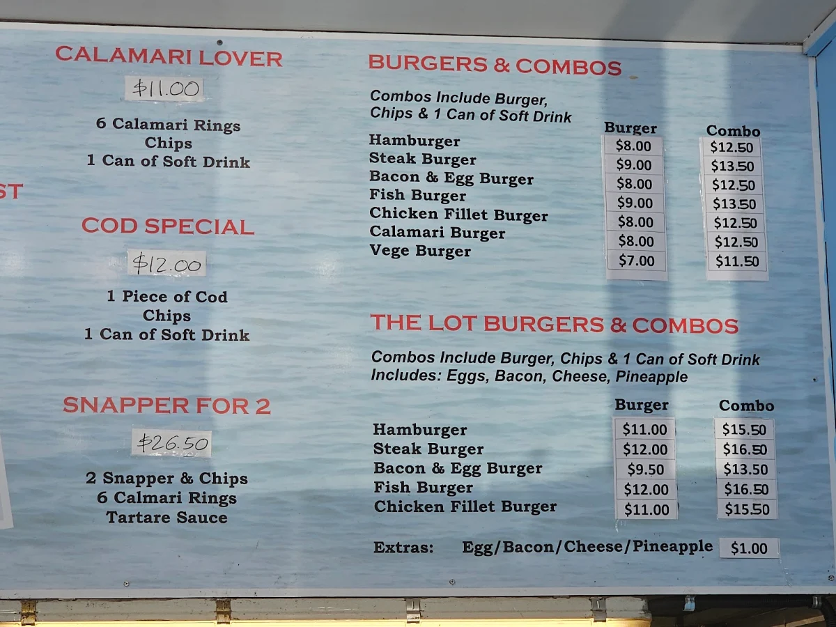 Menu, Fish and More