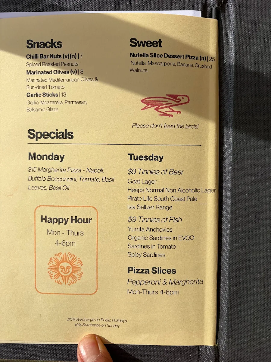 Menu, Ponyfish Island