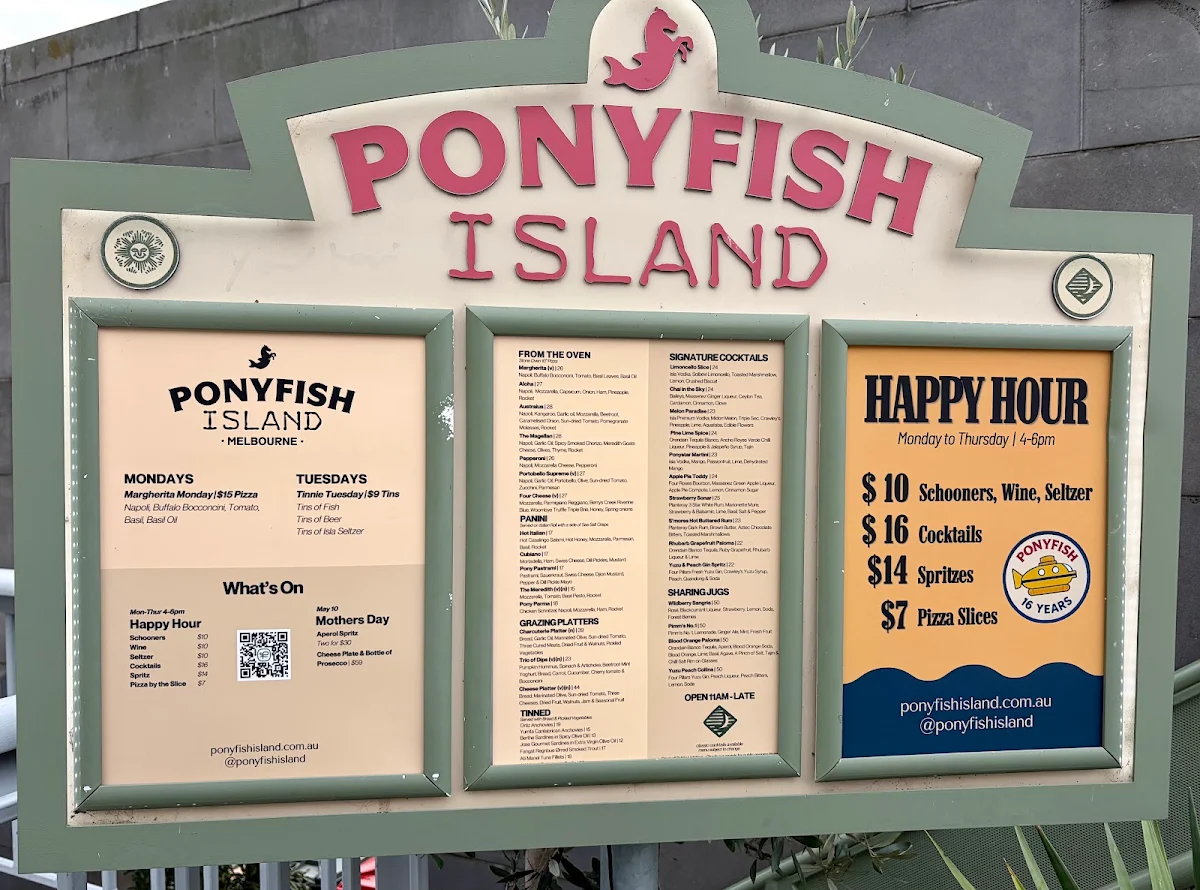 Menu, Ponyfish Island