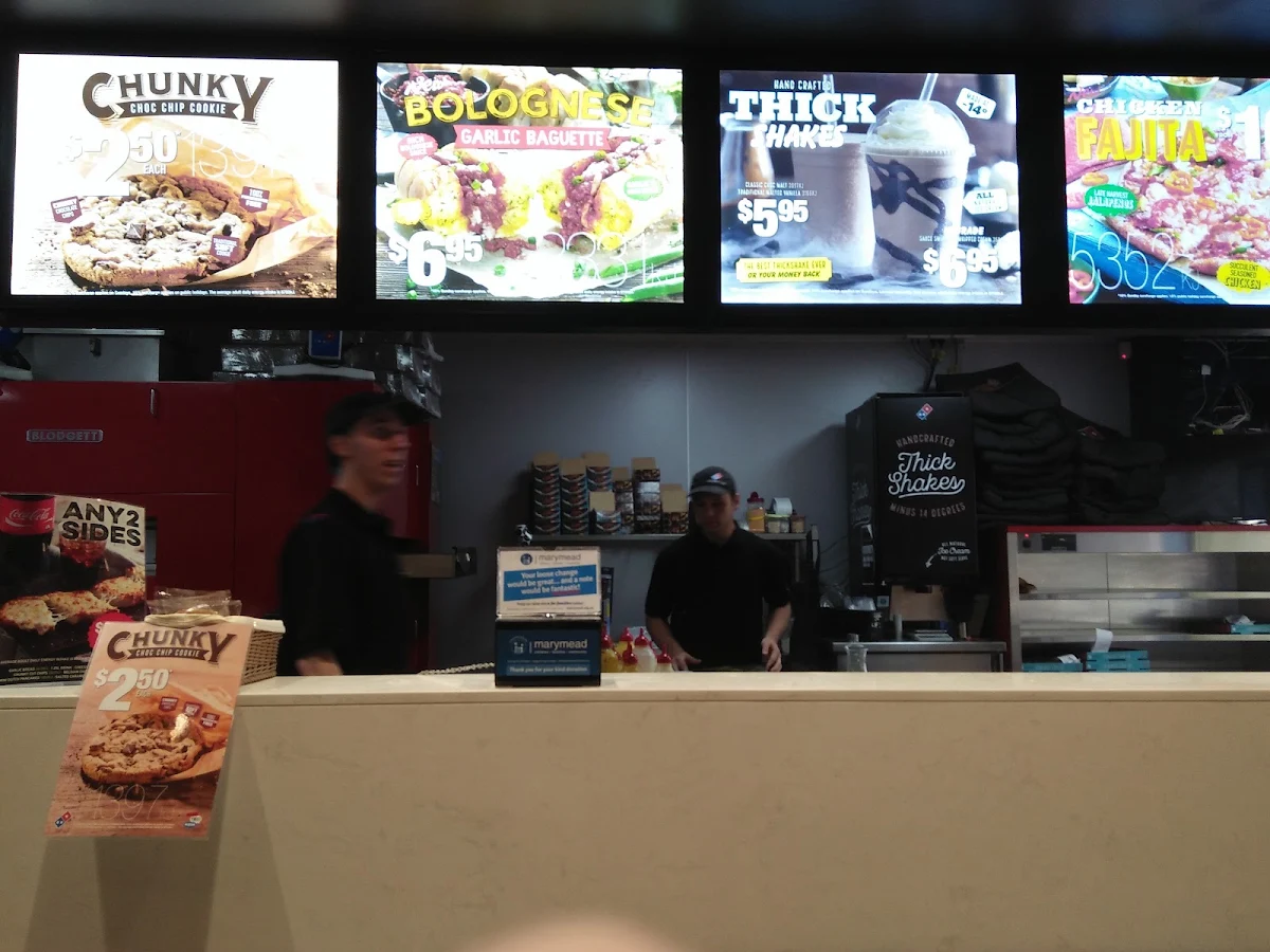 Menu, Domino's Pizza Kippax