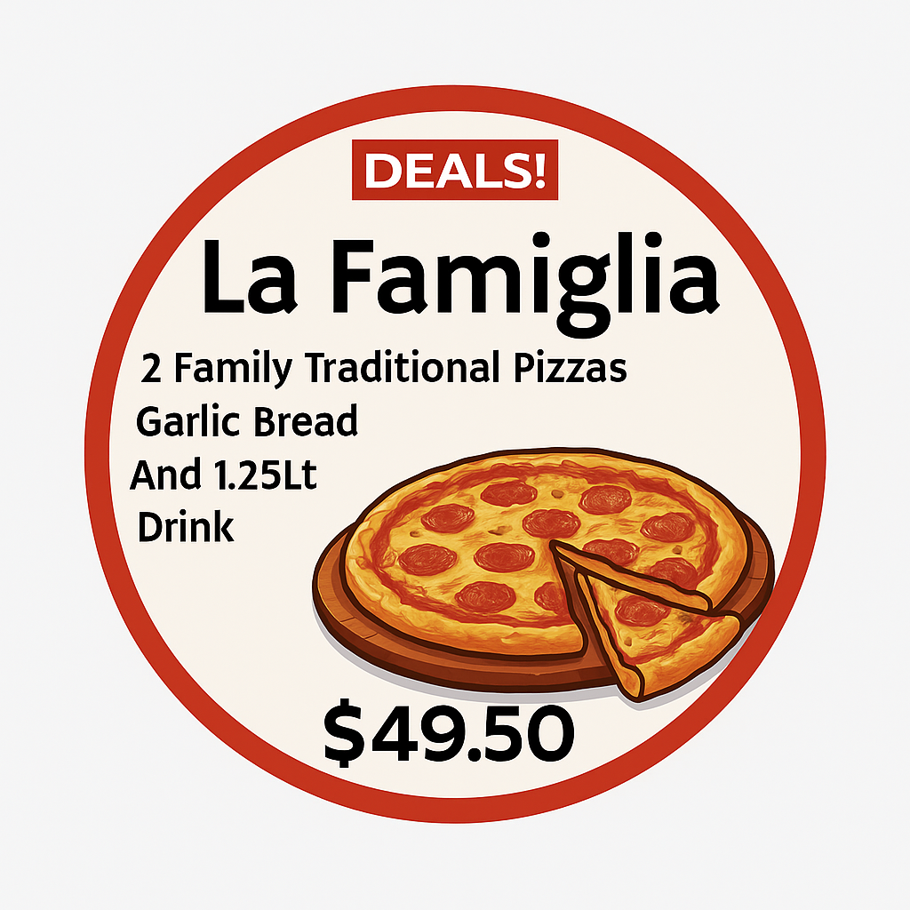 Menu, Dough Pizzeria & Pasta Ashwood
