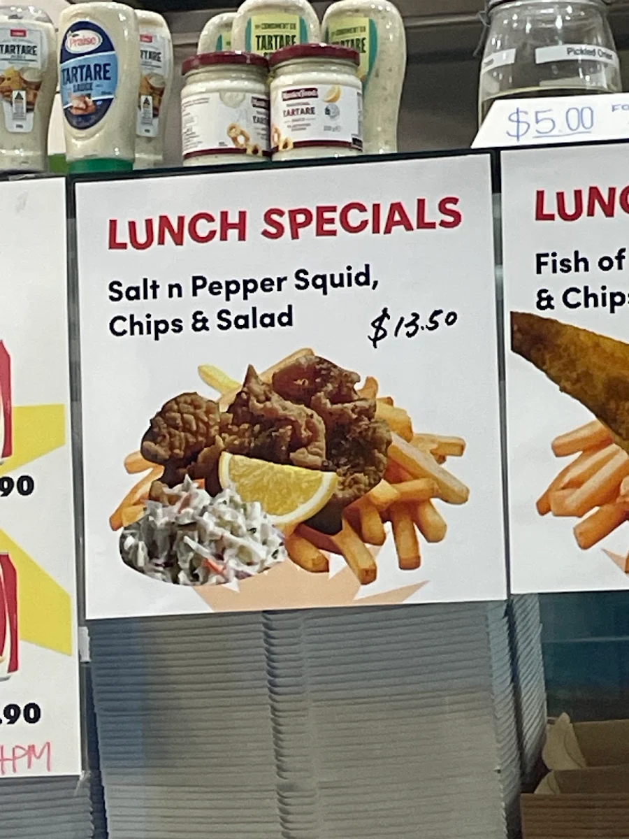 Menu, Eat Fish